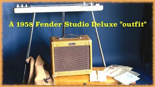 Video thumbnail for A 1958 Fender Studio Deluxe "outfit" by williesguitars