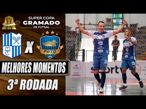 Melhores Momentos Minas X Pato | 3ª Rodada | Super Copa Gramado de Futsal 2023 (01/03/2023)