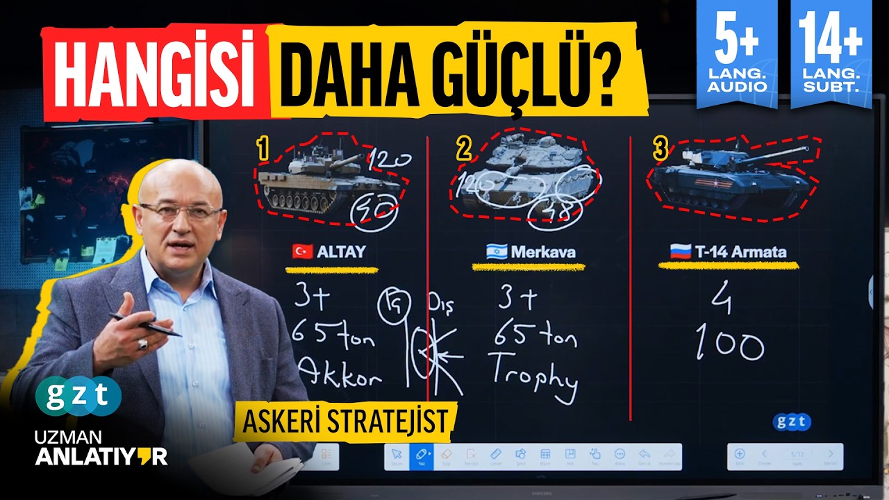 Askeri Stratejist tek tek anlattı: ALTAY tankı mı, İsrail'in Merkava'sı mı daha güçlü?