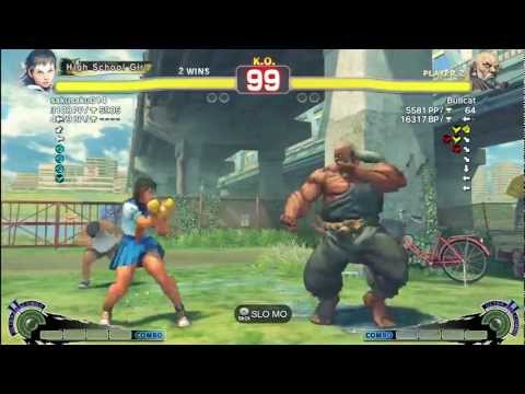 Sakusaku (Sakura) vs Bullcat (Gouken) - AE 2012 Match *1080p HD*