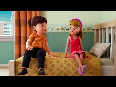 Gupi's  first day fostering a stray cat | gupi cartoon|