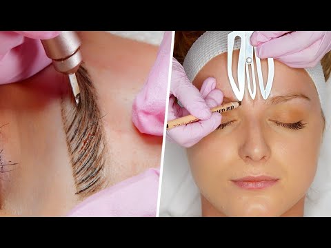 MICROBLADING EYEBROWS STEP BY STEP - Full Process