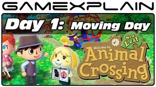 Animal Crossing: New Leaf - Day 1: Moving Day (3DS Video Preview)