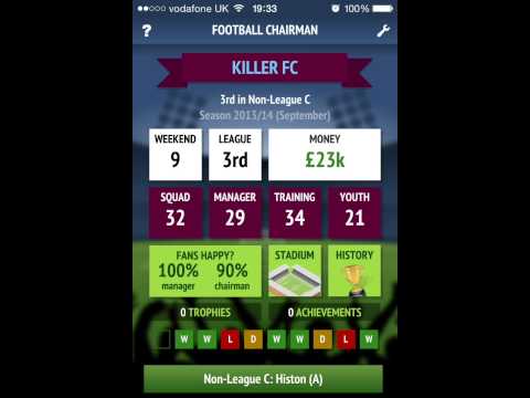 Football Chairman Walkthrough #1 - Can We Get To The Prem??? - YouTube