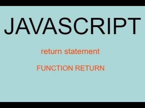 Beginner Javascript Tutorial 7 How To Create Function Return Statement Thenewendrit