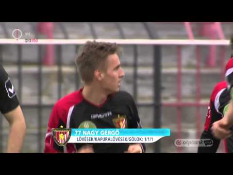 22. forduló Budapest Honvéd-DVSC-TEVA 2-2 Nagy Gergő gólja