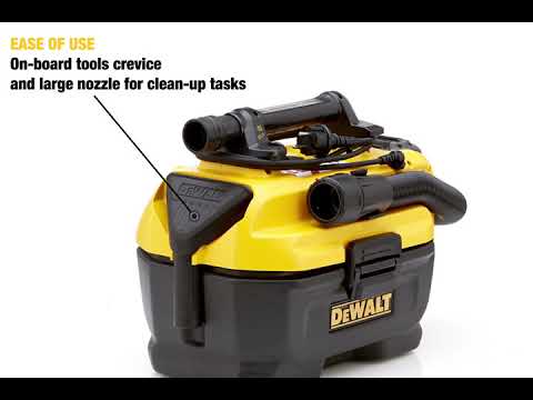 Sauso-drėgno valymo siurblys DeWalt DCV584L (be akumuliatoriaus ir pakrovėjo) video