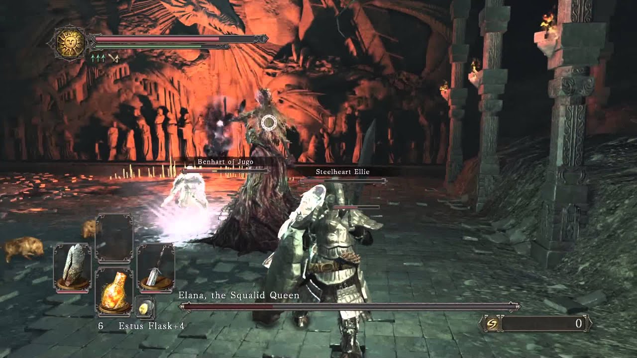 How to Beat Elana, the Squalid Queen - Dark Souls 2 - YouTube