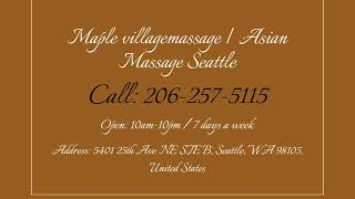 Authentic Japanese Shiatsu Massage @ Maple Village Spa Center