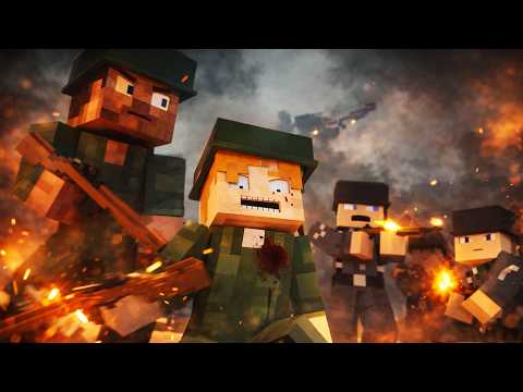 Operation D-Day - Alex and Steve Life FULL MOVIE (Minecraft Animation)