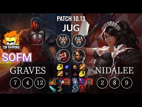 SN SofM Graves vs Nidalee Jungle - KR Patch 10.13