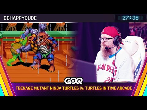 TMNT IV: Turtles in Time Arcade by OGHappydude in 27:38 - Summer Games Done Quick 2025