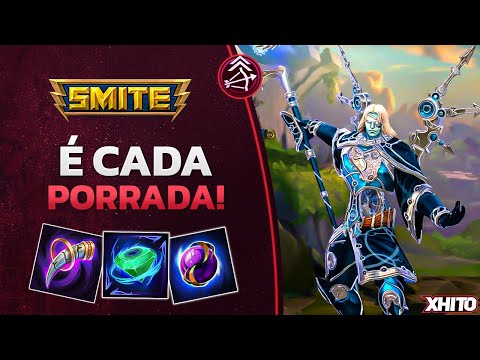 É cada porradão no ataque básico! CHRONOS ADC - ⚡ Smite BR Conquista