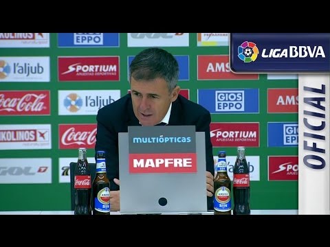 Rueda de Prensa de Alcaraz tras el Elche CF (0-1) Granada CF - HD