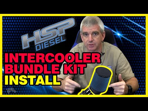 👀 MUST SEE 👀 Wade Install a HSP Diesel Intercooler / Air Intake Kit on a 6.7L Ford Powerstroke!