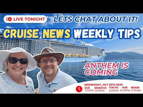 Thumbnail for 🚢 MASSIVE Cruise News! Carnival’s 2027-28 Upgrades + Royal Caribbean Loyalty Shake-Up!