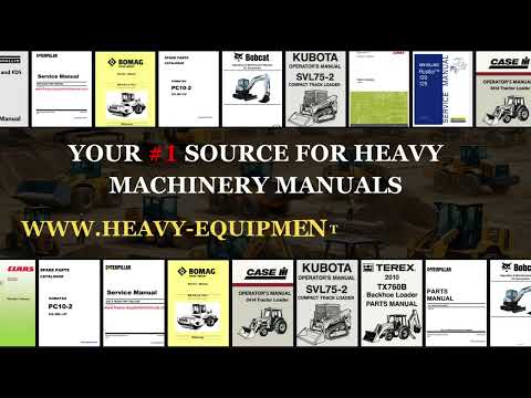 Download Heavy Equipment Manuals PDF | Service, Repair & Parts Guides Online