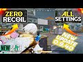 PUBG NEW STATE! NEW UPDATE 0.9.40 ZERO RECOIL SENSITIVITY WITH GYROSCOPE + ALL SETTINGS 🥶