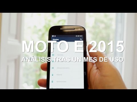 Moto E 2015, tras un mes de uso
