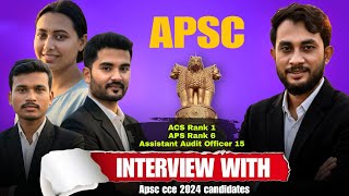 Download lagu Interview with Apsc cce 2024 || Acs rank 1 || Aps rank 6 || Assistant audit officer rank 15  mp3