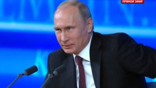 Putin answers a question about Stalin