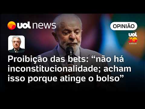 Proibição das bets: não há inconstitucionalidade; acham isso porque atinge o bolso, diz Maierovitch