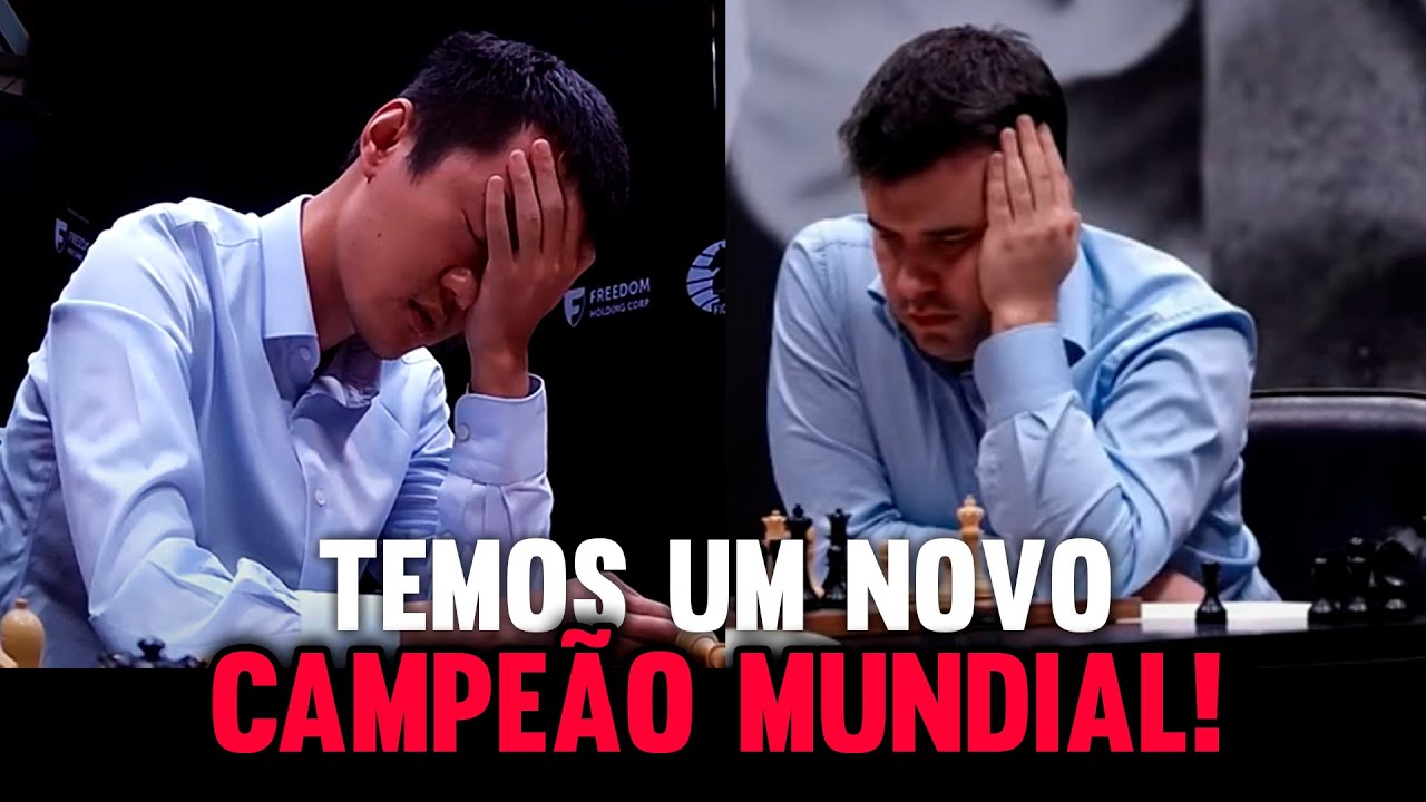 A partida que COROOU o NOVO CAMPEÃO MUNDIAL DE XADREZ 2023!