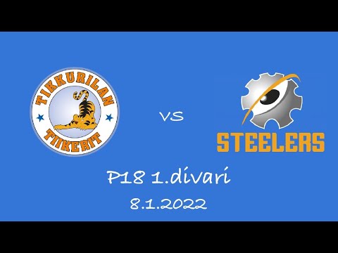 P18 1.divari Tiikerit - Steelers 8.1.2022