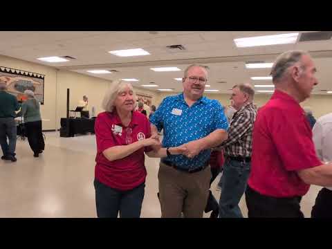 Square dancing with Curt Braffet calling at West County Spinners in St. Louis, MO 11/17/25.