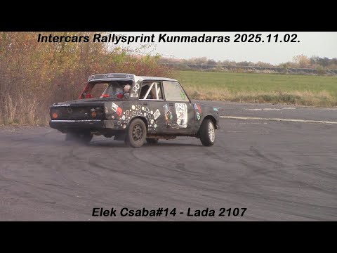 Elek Csaba#14 - Lada 2107 Intercars Rallysprint Kunmadaras 2025.11.02.