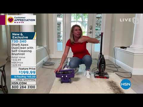 Shark Apex DuoClean Corded Stick Vac w/SelfCleaning Brus...