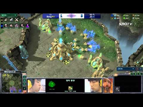 [0409] Bong(CJ) vs JD(EG-TL) PvZ 5SET  Whirlwind LE -Starcraft2,esportstv,SPL