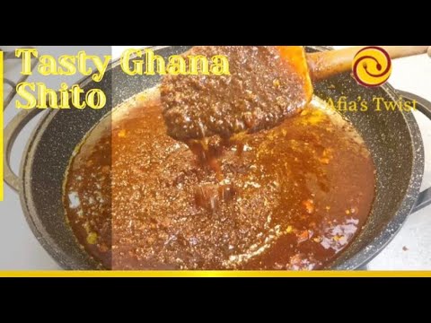 How to make the best SHITO |Ghanaian Black Chili Sauce | Easy SHITO Recipe #foodchannel #ghanafood