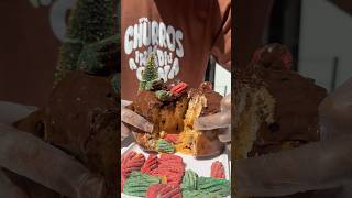 Chocotone com churros #churros