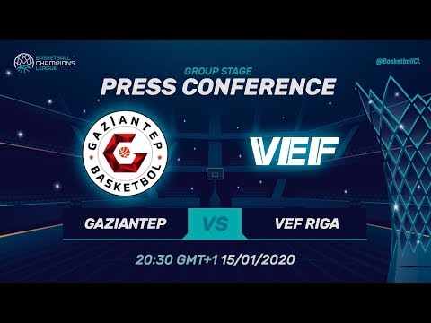 Gaziantep v VEF Riga - Press Conference - Basketball Champions League 2019-20