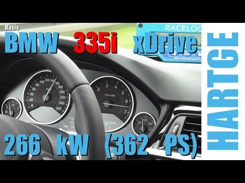BMW 335i xDrive F30 Test Drive with HARTGE Engine Upgrade 80 - 200 km/h