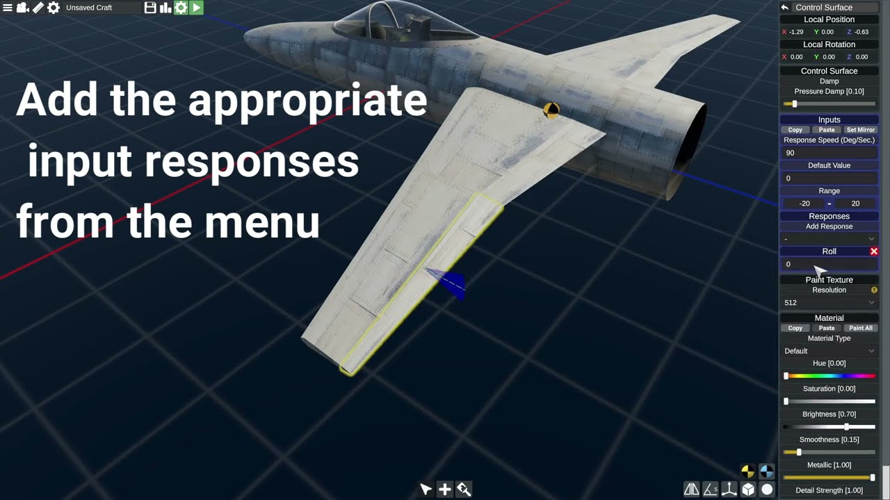 Basic Tutorial - Control Surfaces
