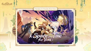 Обновление 5.7 для Genshin Impact представит продолжение сюжета, новых персонажей и новый постоянный режим