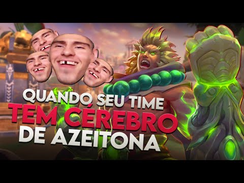 RAVANA SOLO, QUANDO SEU TIME TEM CÉREBRO DE AZEITONA - ⚡ Smite BR Ranked Conquista