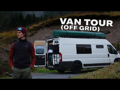 Ex Soldier Lives Off Grid Full Time | NO RENT (OFF GRID VAN TOUR)