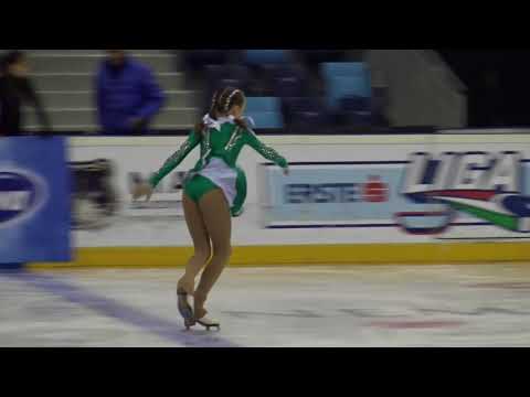 2017 Santa Claus Cup: Olesia MONKEVICH(UKR) - FS BASIC NOVICE S2 GIRLS, Free skating