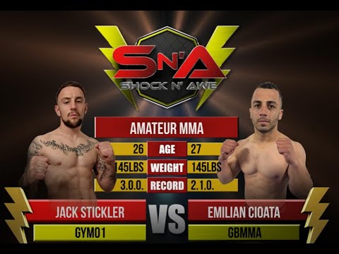 Shock N Awe 32 Amateur Featherweight MMA - Jack Stickler vs Emilian Cioata