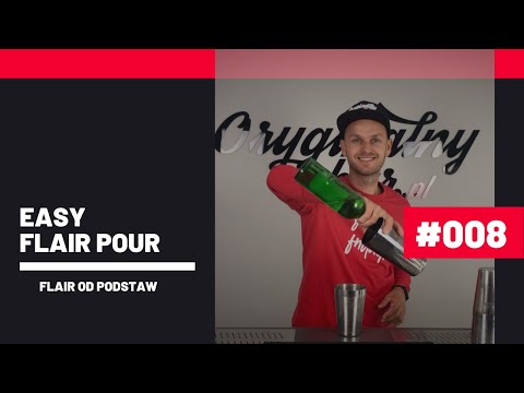 Jak zrobić efektowne nalanie - butelka + shaker ? - barmańskie triki od podstaw #008