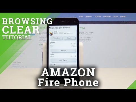 How to Delete Browser Data in AMAZON Fire Phone - Clear History & Cookies