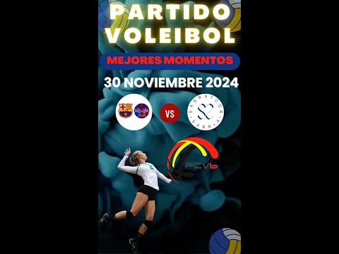 Partido completo voleibol CV Barcelona Grana 🏐 Fededacion catalana 2024/2025 @CVBBARÇA1994