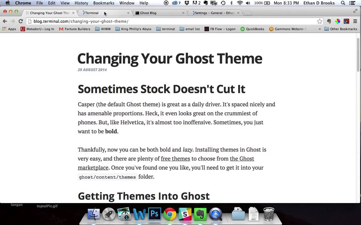 How to Add Themes to Your Ghost Blog