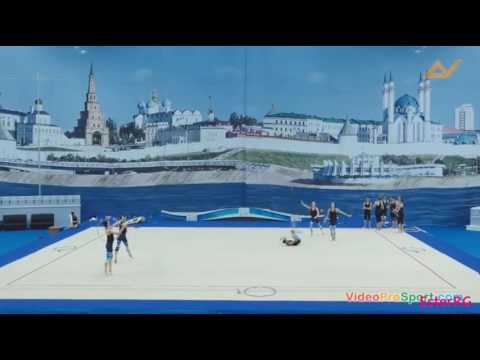 Spain 2 hoops + 6 clubs Training 2 - WC Kazan 2016