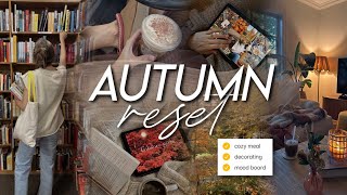 RESET FOR AUTUMN | decorating for fall, autumn mood board, cozy meal, & prep for the new season 🍂