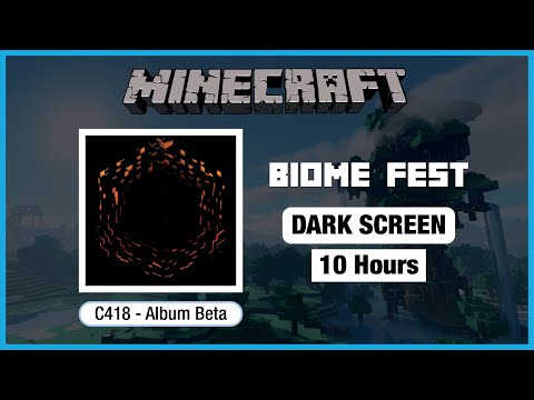 TreexCraft  - 🎧  Minecraft C418: Biome Fest | Minecraft Music | 10 Hours in Dark Screen