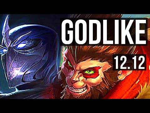 SHEN vs WUKONG (TOP) | 7/0/1, 1700+ games, 2.0M mastery, Godlike | NA Diamond | 12.12